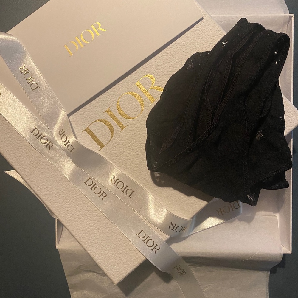 Vintage Christian Dior Lace Thong Body Suit NWOT in box - Picture 2 of 10